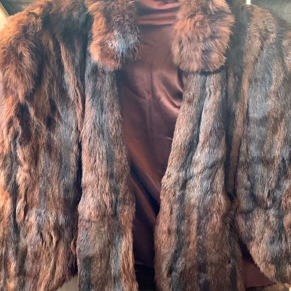 Luxury Vintage Real Fur 1940s Mink Cape/Vest/Stole Mint Condition Mob Wife Vibe - Picture 4 of 16